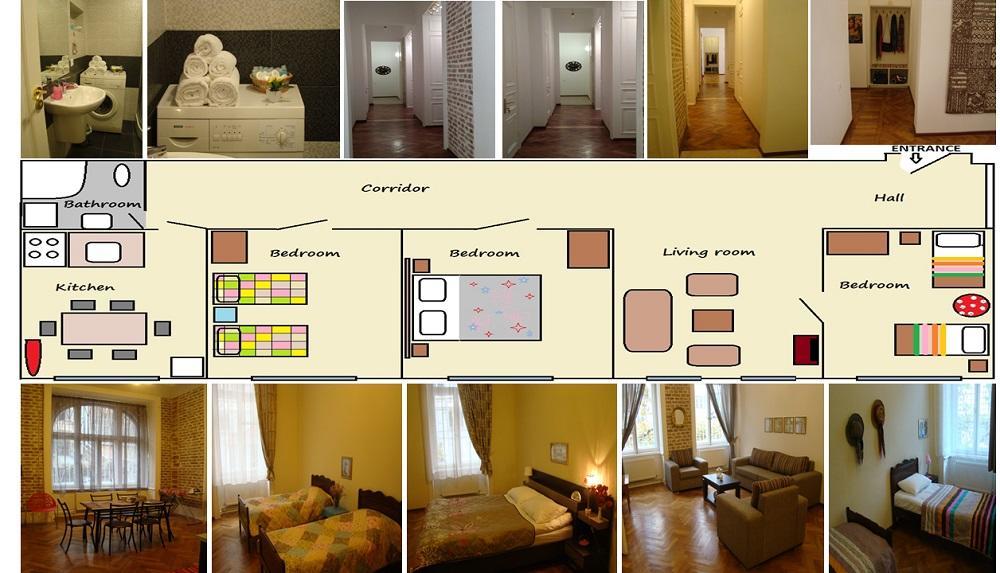 Apartment On Tabidze 3/5 Tiflis Oda fotoğraf